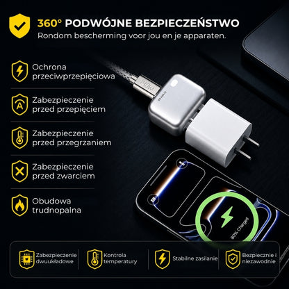 Inteligentna ładowarka z automatycznym wyłączaniem | Ochrona przed przeładowaniem