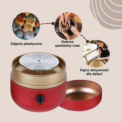 Poterio™ | Mini przenośna maszyna garncarska