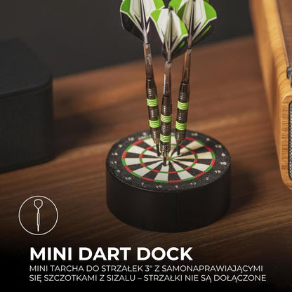 Kompaktowa mini-tarcza do rzutek