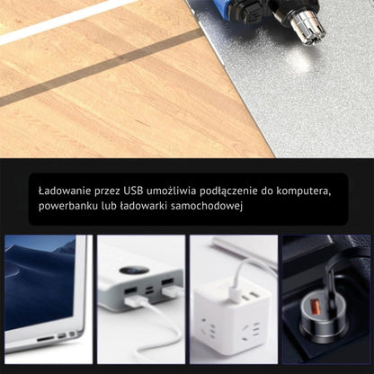 Bezmarkowa maszynka do strzyżenia włosów w nosie USB-C