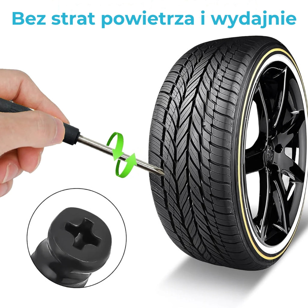 🔩60-częściowy zestaw kołków do naprawy opon w 2 rozmiarach