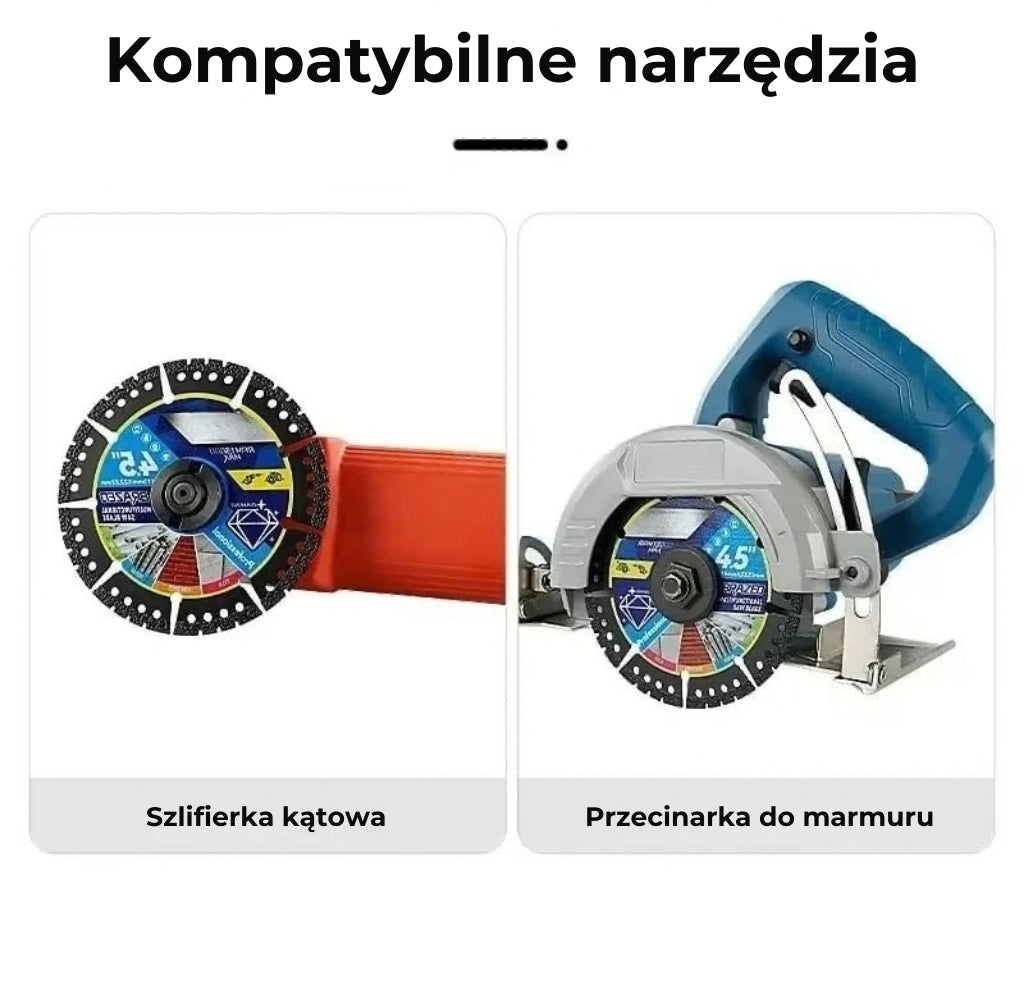 Diamentowe tarcze szlifierskie do kamienia (4 szt.)