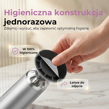 Elektryczny pilnik do stóp z 5 prędkościami