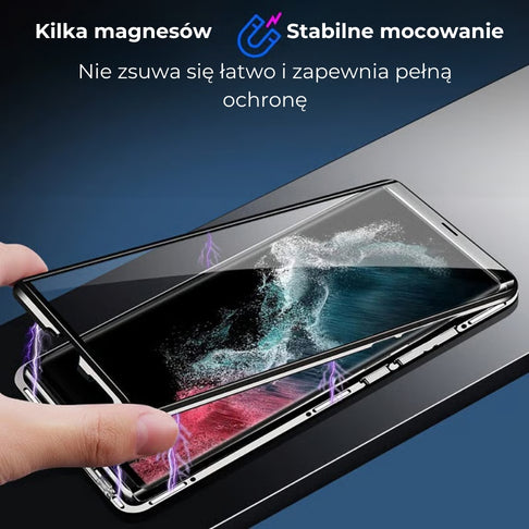 Etui magnetyczne do Samsung z filtrem prywatyzującym