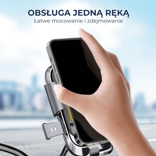 Odporny na wibracje uchwyt na telefon do roweru