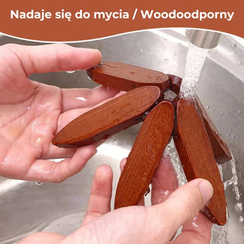 Drewniane podkładki odporne na wysoką temperaturę | RĘCZNIE WYKONANE
