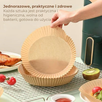 Papier do pieczenia do frytkownicy powietrznej (100 sztuk)