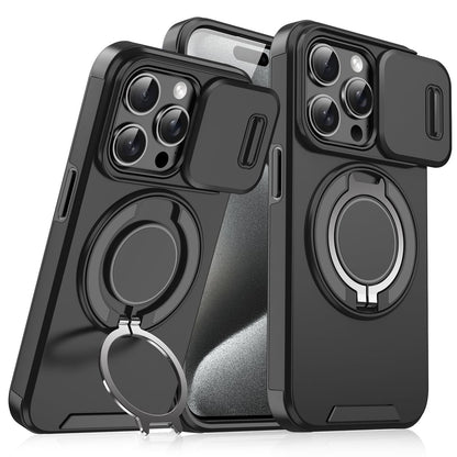 Etui z osłoną aparatu i pierścieniem (dla iPhone)