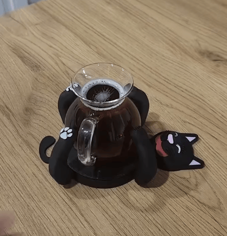 Podstawki pod napoje z zapięciem 3D Cat