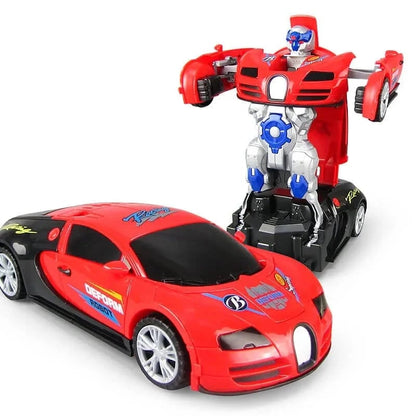 Transformujący samochód-robot dla dzieci