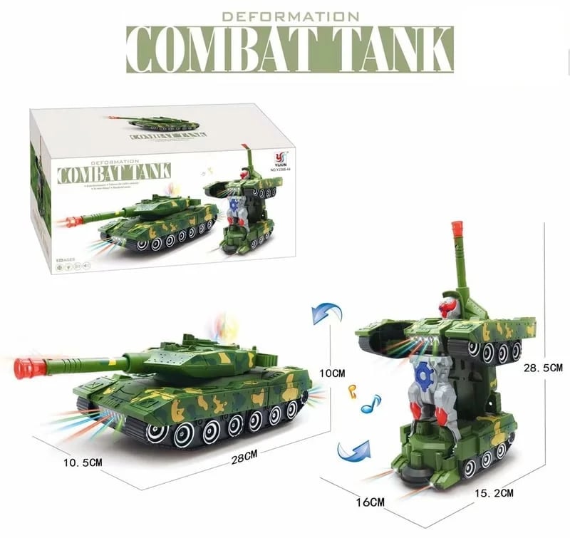 Transformujący samochód-robot dla dzieci