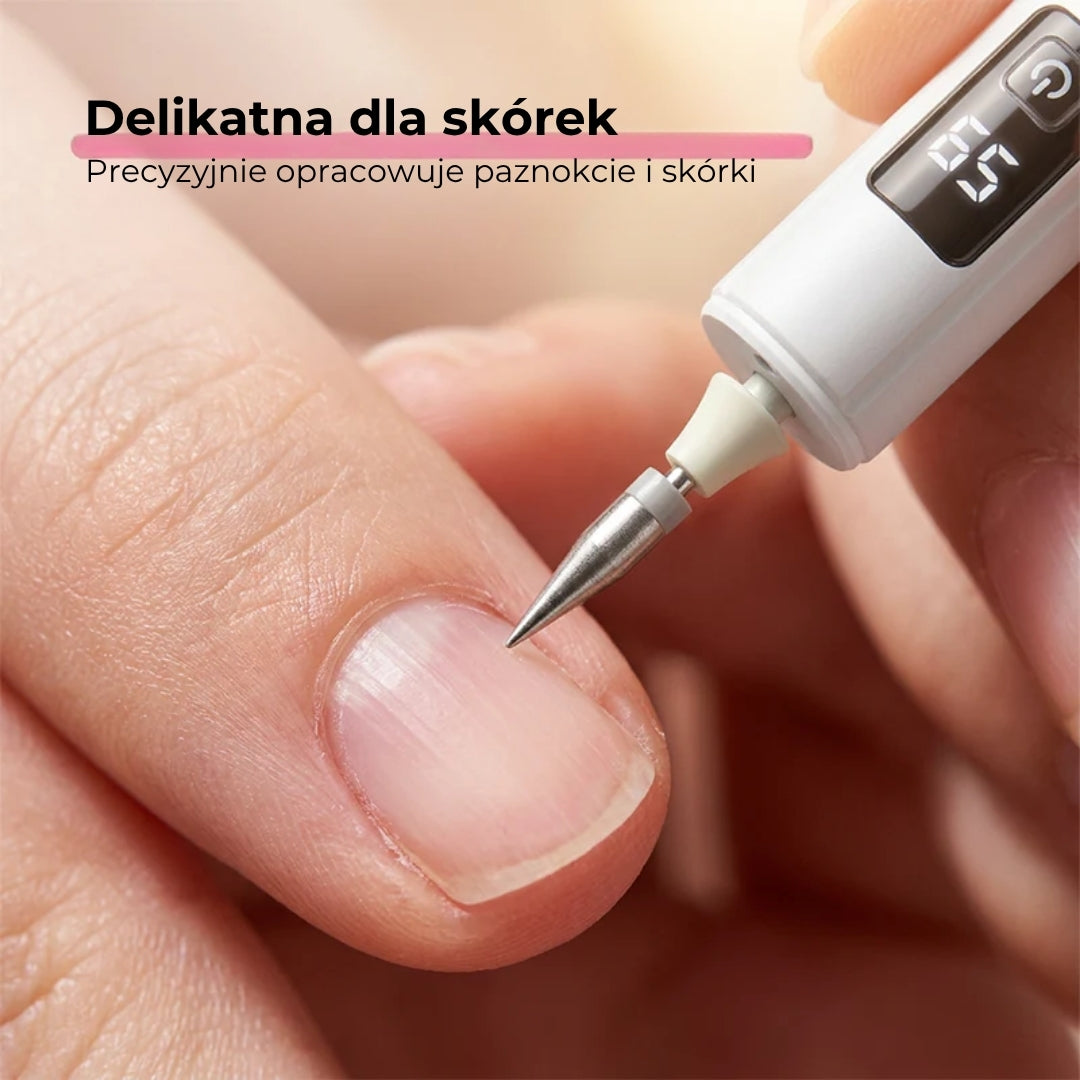 Elektryczna frezarka do paznokci z cyfrową regulacją prędkości