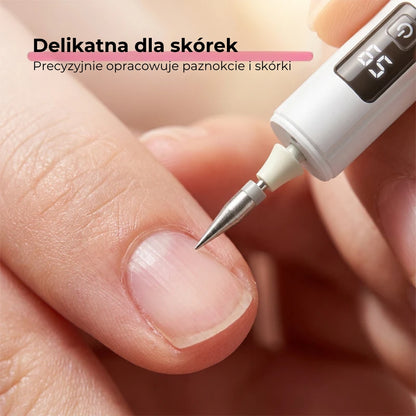 Elektryczna frezarka do paznokci z cyfrową regulacją prędkości