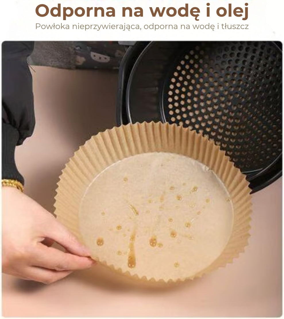 Papier do pieczenia do frytkownicy powietrznej (100 sztuk)