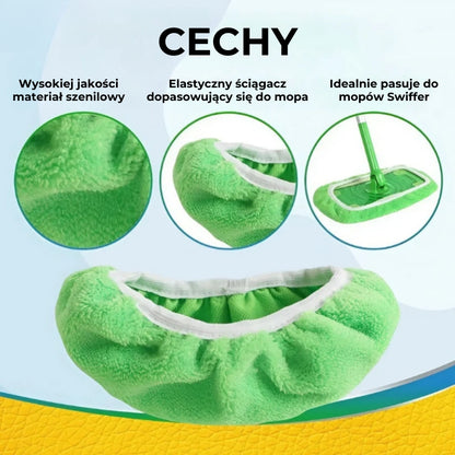 Ściereczki wielokrotnego użytku do mopów | Swiffer GreenSweep