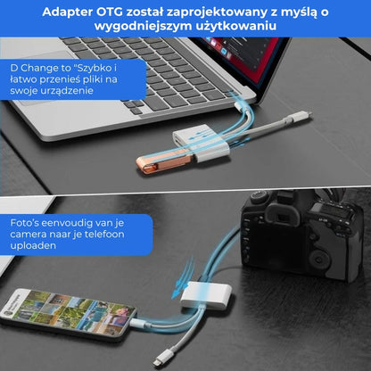 Czytnik kart pamięci 5w1 USB-C