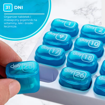 31-dniowy organizer na tabletki