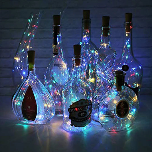 Oświetlenie LED butelki wina Korek DIY Element dekoracyjny