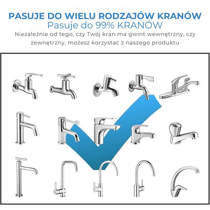 Przedłużka z dyszą do baterii kuchennej
