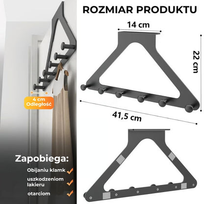 🏠 Organizer na drzwi ze stali węglowej