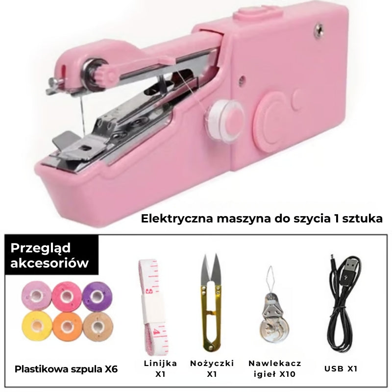 Przenośna kompaktowa maszyna do szycia – wygodna i łatwa w obsłudze