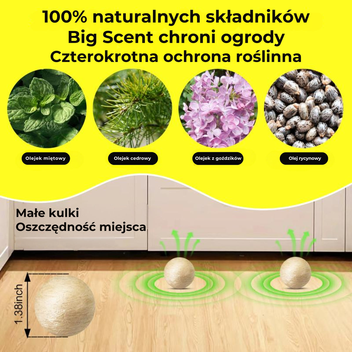 Kulki zapachowe odstraszające myszy i szczury