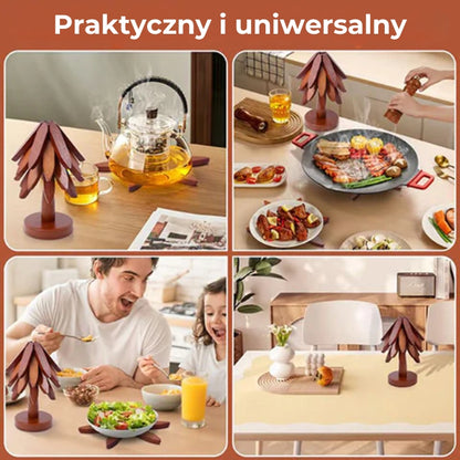 Drewniane podkładki odporne na wysoką temperaturę | RĘCZNIE WYKONANE