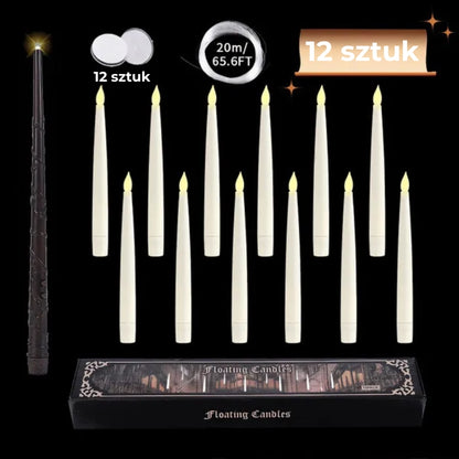 Magiczne świece unoszące się w powietrzu (10 szt.)