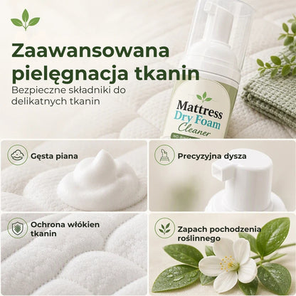 Pianka do czyszczenia materacy na sucho – bezwodny odplamiacz