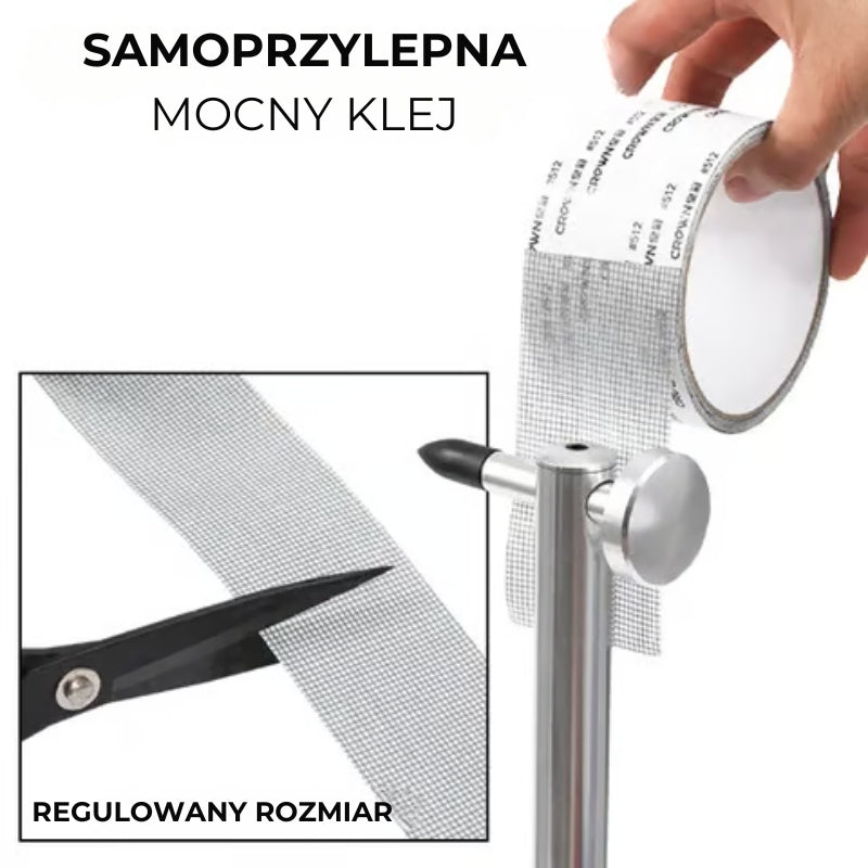 Mocna taśma naprawcza 3-warstwowa 2 m – do osłon przeciwdeszczowych, wodoodporna i samoprzylepna