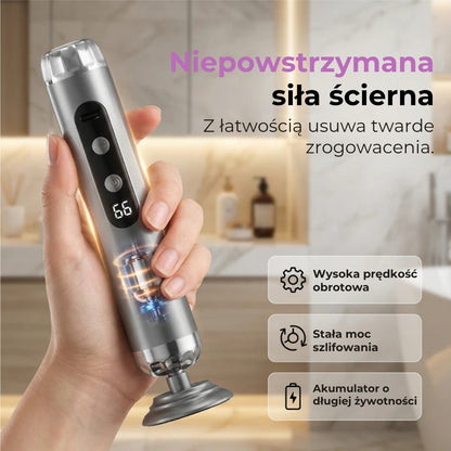 Elektryczny pilnik do stóp z 5 prędkościami