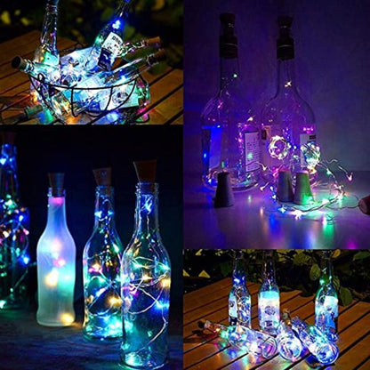 Solarne lampki LED w korku do butelki