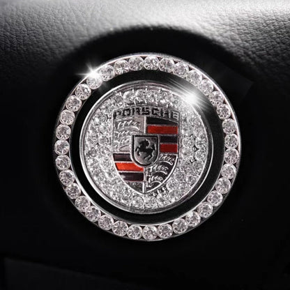 Ozdobny pierścień „Bling Ring” na samochodowy przycisk Start/Stop