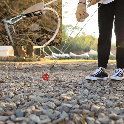Regulowane haki do kół pasowych Camping