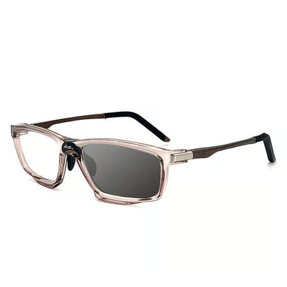 Dwuogniskowe okulary do czytania - Konstrukcja 2 w 1 (okulary przeciwsłoneczne) - Anty-UV / Anty niebieskie światło - Okulary ciemnieją w świetle słonecznym