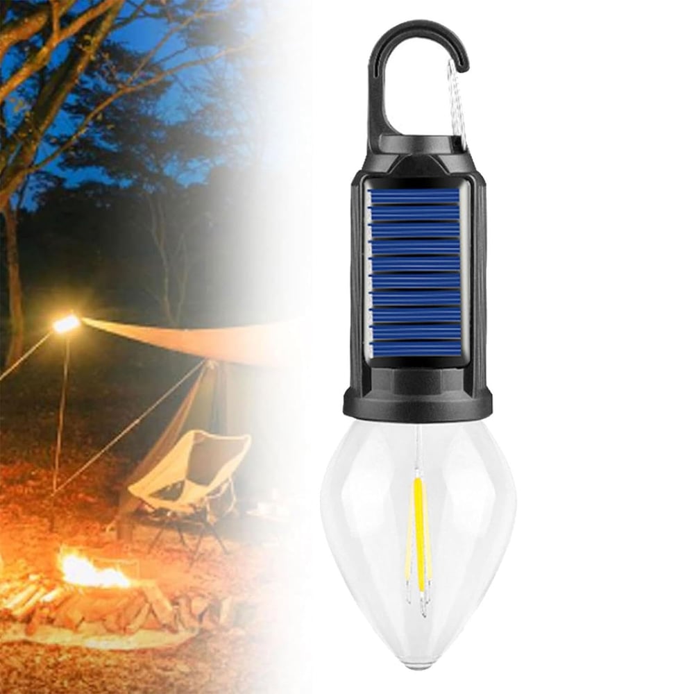 2025 Solar lampa zewnętrzna z haczykiem