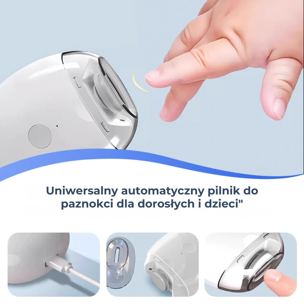 Automatyczny pilnik do paznokci z podświetleniem LED