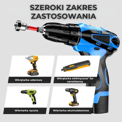 Magnetyczne końcówki ze stali S2 z ogranicznikiem głębokości