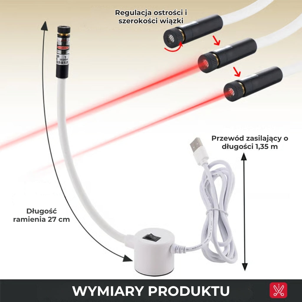 ✨ Laserowa prowadnica do maszyny do szycia