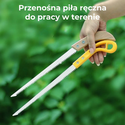 Przenośna piła ręczna do prac ogrodowych i terenowych