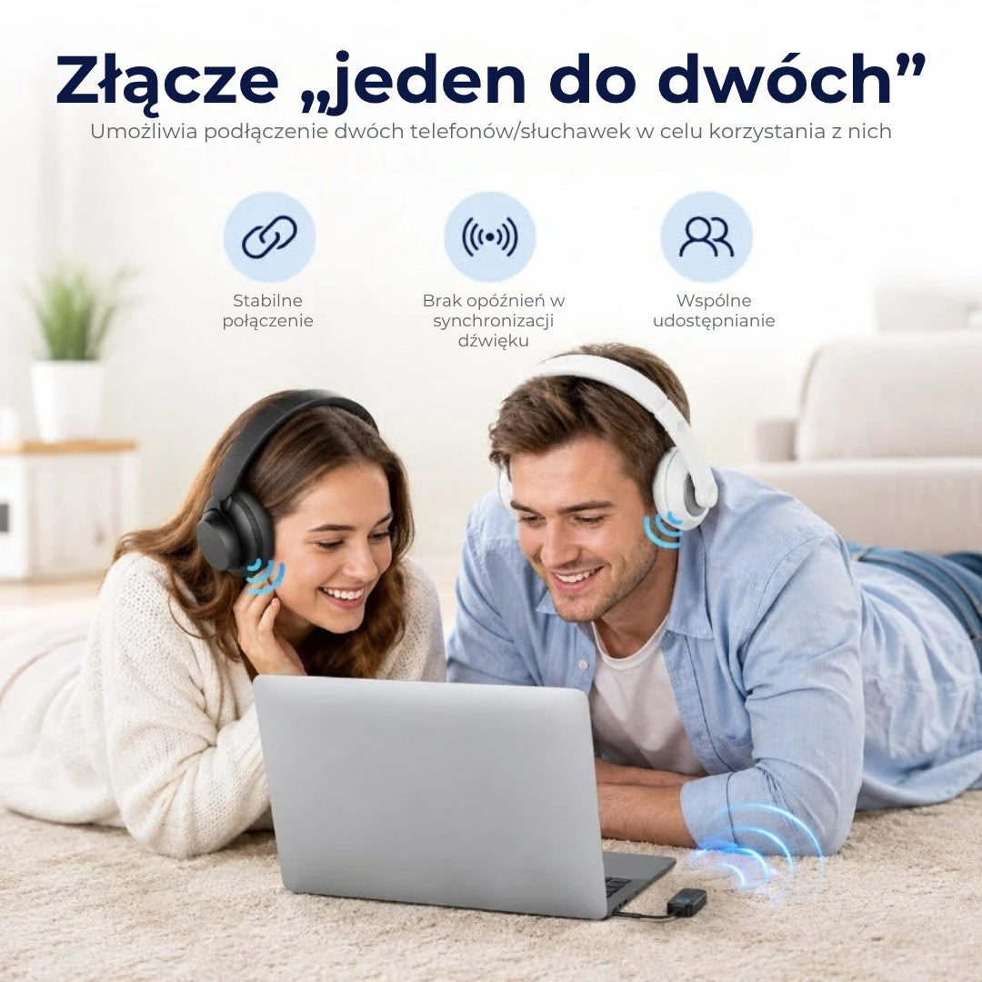 Adapter audio Bluetooth | nadajnik i odbiornik