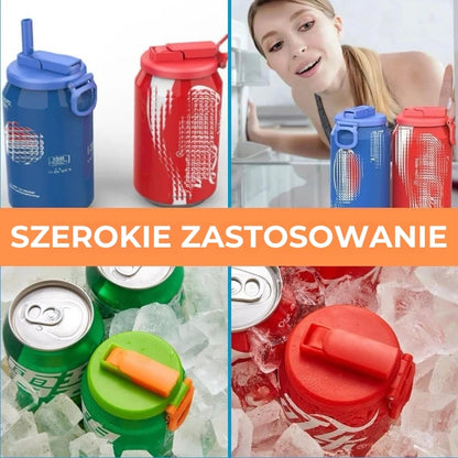Zamknięte pokrywki do puszek po napojach – wielorazowe i szczelne