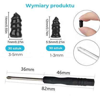 🔩60-częściowy zestaw kołków do naprawy opon w 2 rozmiarach