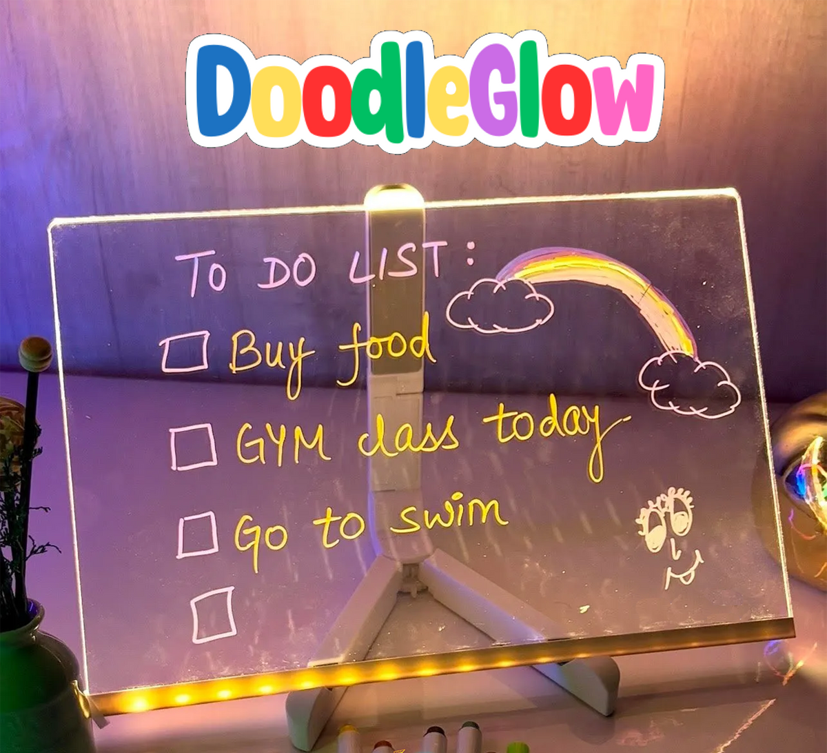 DoodleGlow™️LED Tablica do rysowania