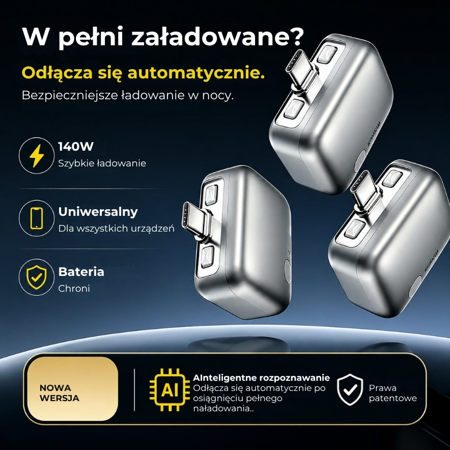 Inteligentna ładowarka z automatycznym wyłączaniem | Ochrona przed przeładowaniem