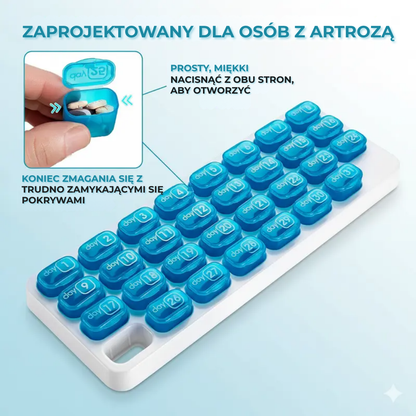 31-dniowy organizer na tabletki
