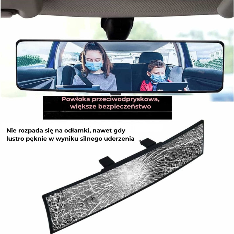 Panoramiczne lusterko wsteczne samochodowe