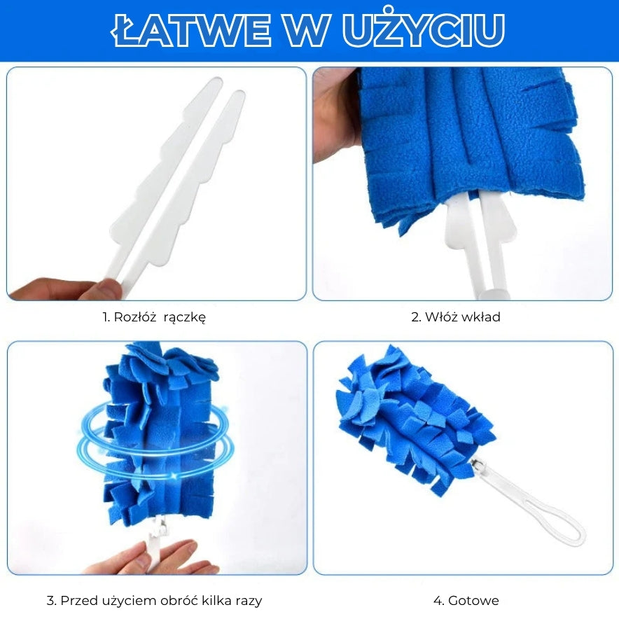 Zestaw wielokrotnego użytku ze ściereczką z polaru