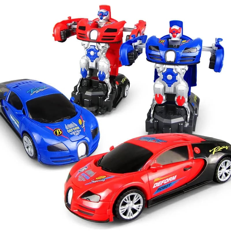 Transformujący samochód-robot dla dzieci