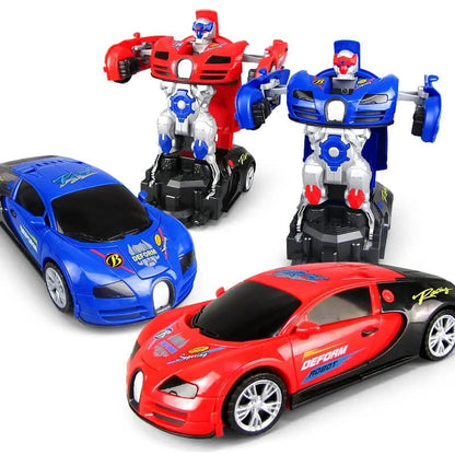 Transformujący samochód-robot dla dzieci